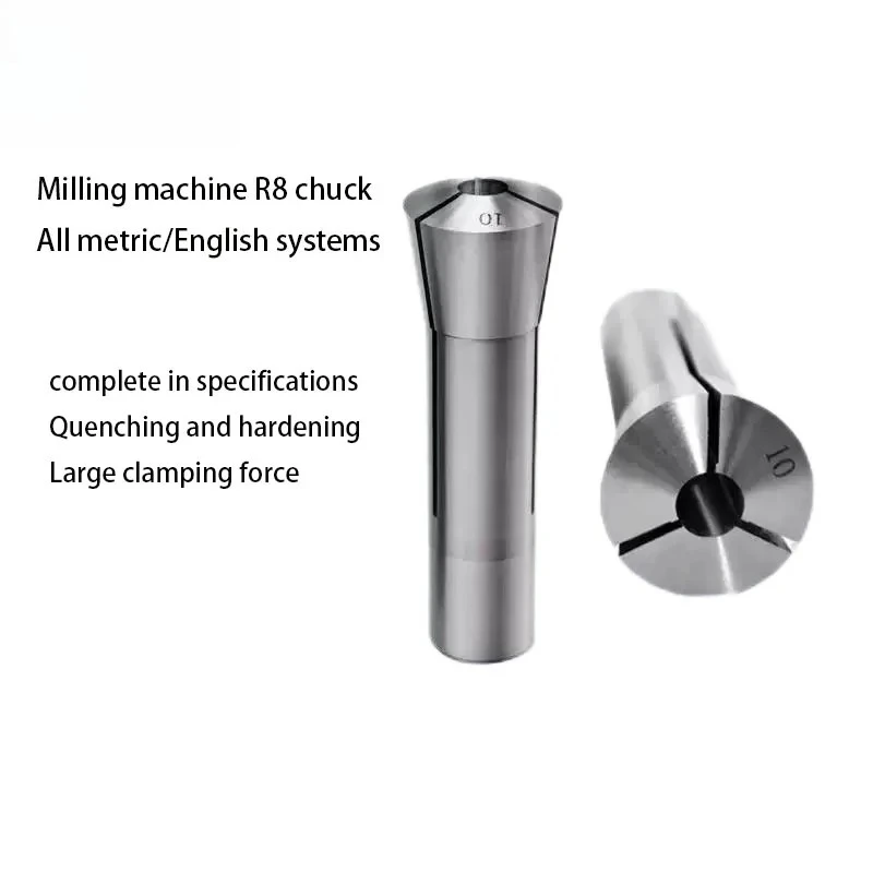 Патрон R8, фреза, втулка, зажим, револьверный фрезерный станок, пружинный кабель, цанга R8, патрон с замком R8, английский/метрический
Патрон R8, фреза, втулка, зажим, револьверный фрезерный станок, пружинный кабель, цанга R8, патрон с замком R8, английский/метрический