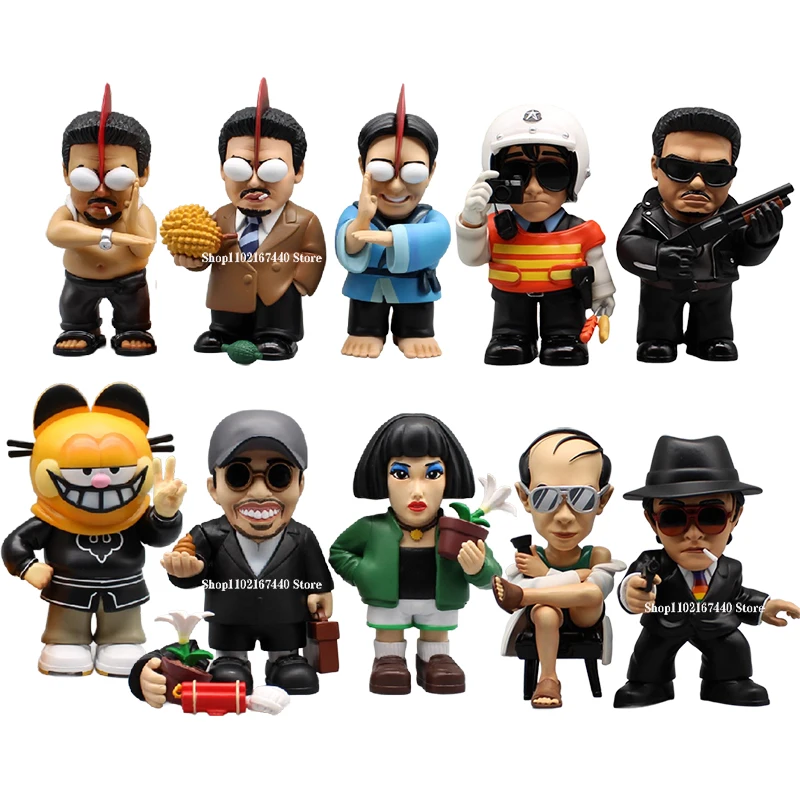 16cm Comedy Movie King of Destruction Figures Devil Da Statue Spoof Model Masked Cat Doll Anime PVC Tide Play Car Ornaments Toys
16cm Comedy Movie King of Destruction Figures Devil Da Statue Spoof Model Masked Cat Doll Anime PVC Tide Play Car Ornaments Toys