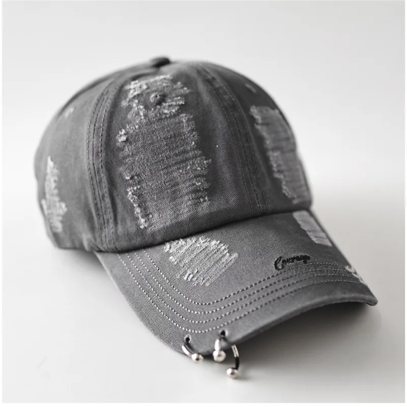 Unstructured Cotton unisex Baseball Cap with Distressed Frayed Design and Metal ring on brim dad hats for men and women
Unstructured Cotton unisex Baseball Cap with Distressed Frayed Design and Metal ring on brim dad hats for men and women
