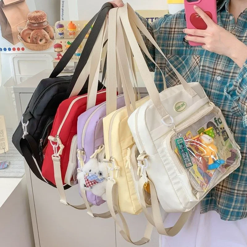 Harajuku Sweet and Cute Ita Bag Fashionable and Beautiful JK Uniform Women's Shoulder Bag Preppy Style Casual Y2K Crossbody Bag
Harajuku Sweet and Cute Ita Bag Fashionable and Beautiful JK Uniform Women's Shoulder Bag Preppy Style Casual Y2K Crossbody Bag