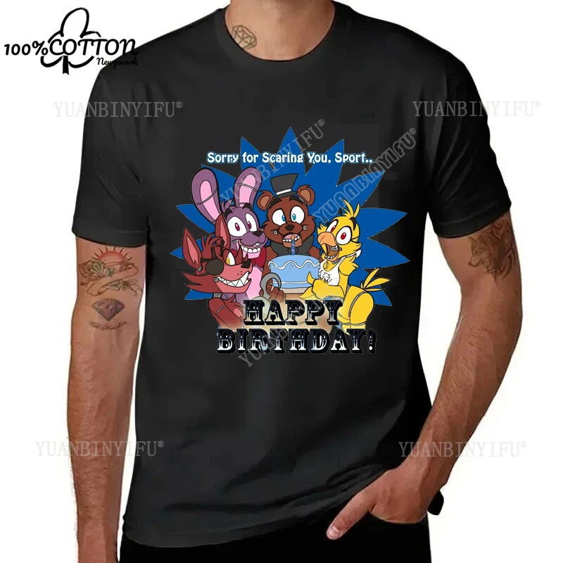 Лидер продаж, классическая футболка Fnaf 2, милая аниматроника, хлопковая рубашка унисекс с принтом, крутая свободная уличная одежда, хипстерская Harajuku
Лидер продаж, классическая футболка Fnaf 2, милая аниматроника, хлопковая рубашка унисекс с принтом, крутая свободная уличная одежда, хипстерская Harajuku