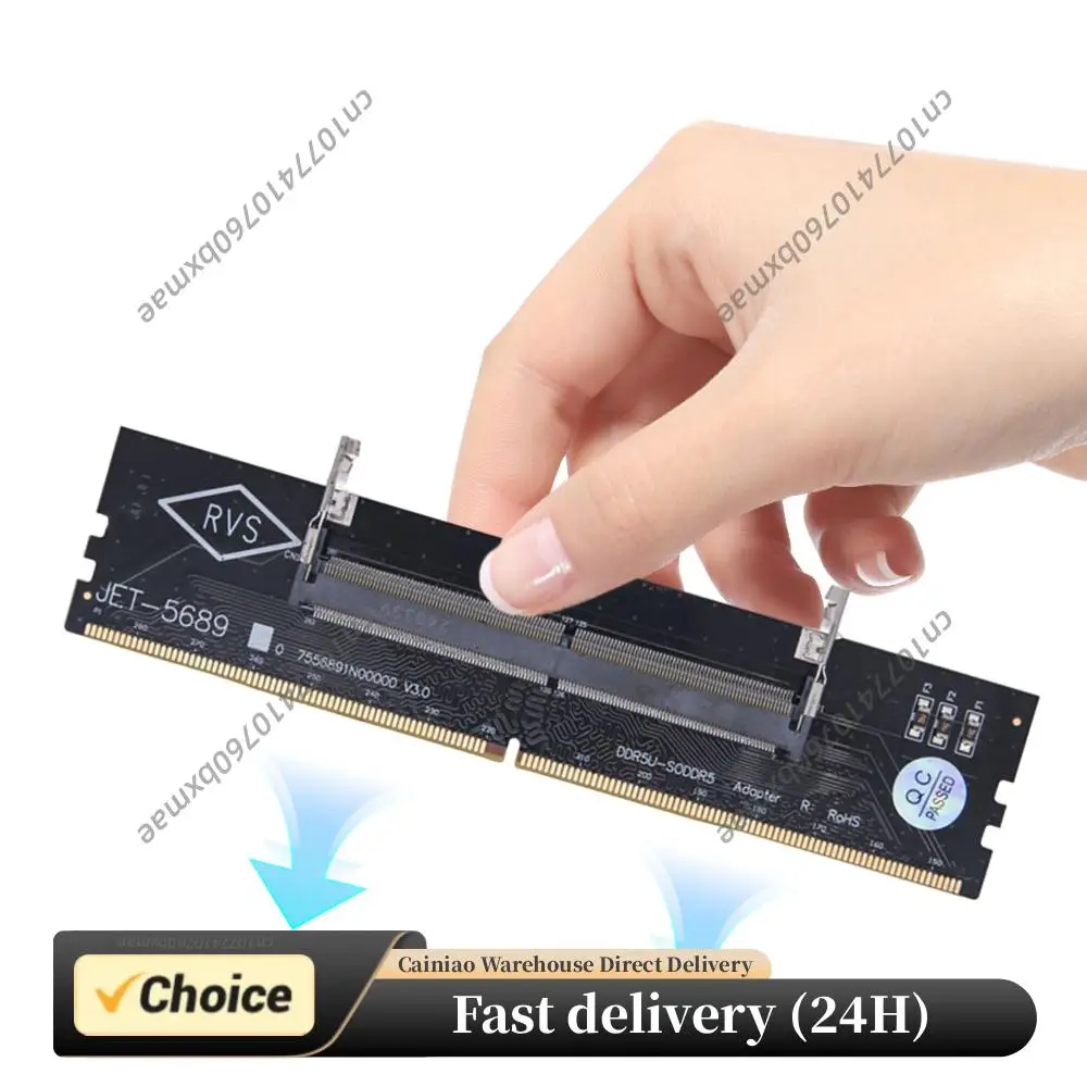 DDR5 Laptop To Desktop Memory Adapter Board Multi-Purpose Memory Connector Converter Adaptor for PC Computer DIY Accessory
DDR5 Laptop To Desktop Memory Adapter Board Multi-Purpose Memory Connector Converter Adaptor for PC Computer DIY Accessory