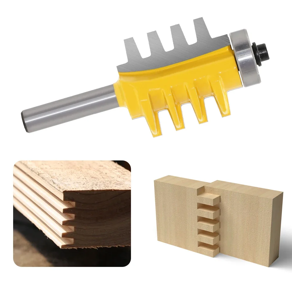 1Pc Milling Cutter Adjustable Finger Joint Router Bit Rail Reversible Finger Joint Glue Router Bit Tenon Cutter for Woodworking
1Pc Milling Cutter Adjustable Finger Joint Router Bit Rail Reversible Finger Joint Glue Router Bit Tenon Cutter for Woodworking