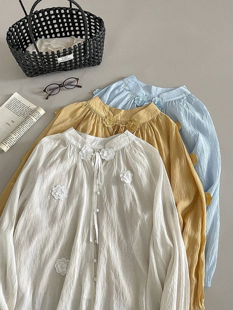 Wedbleser Polka Dot Tie A-line Skirt 2025 Summer New Style Feminine Flower Splicing Solid Color Sunscreen Cardigan Shirt
Wedbleser Polka Dot Tie A-line Skirt 2025 Summer New Style Feminine Flower Splicing Solid Color Sunscreen Cardigan Shirt