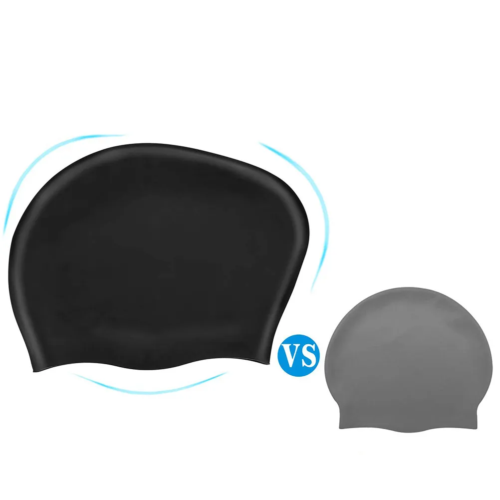 1Pcs Waterproof Silicone Swimming Cap Elastic Long Hair Ear Protection Swim Hat Lightweight Comfortable for Women Black
1Pcs Waterproof Silicone Swimming Cap Elastic Long Hair Ear Protection Swim Hat Lightweight Comfortable for Women Black