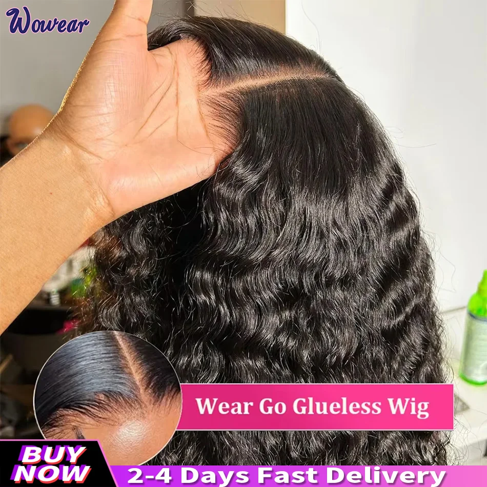 Wowear Wear And Go 5x5 Deep Wave Frontal Wig Curly Wigs Water Wave Human Hair Wig 4x4 Closure Human Hair Wig Glueless For Women
Wowear Wear And Go 5x5 Deep Wave Frontal Wig Curly Wigs Water Wave Human Hair Wig 4x4 Closure Human Hair Wig Glueless For Women