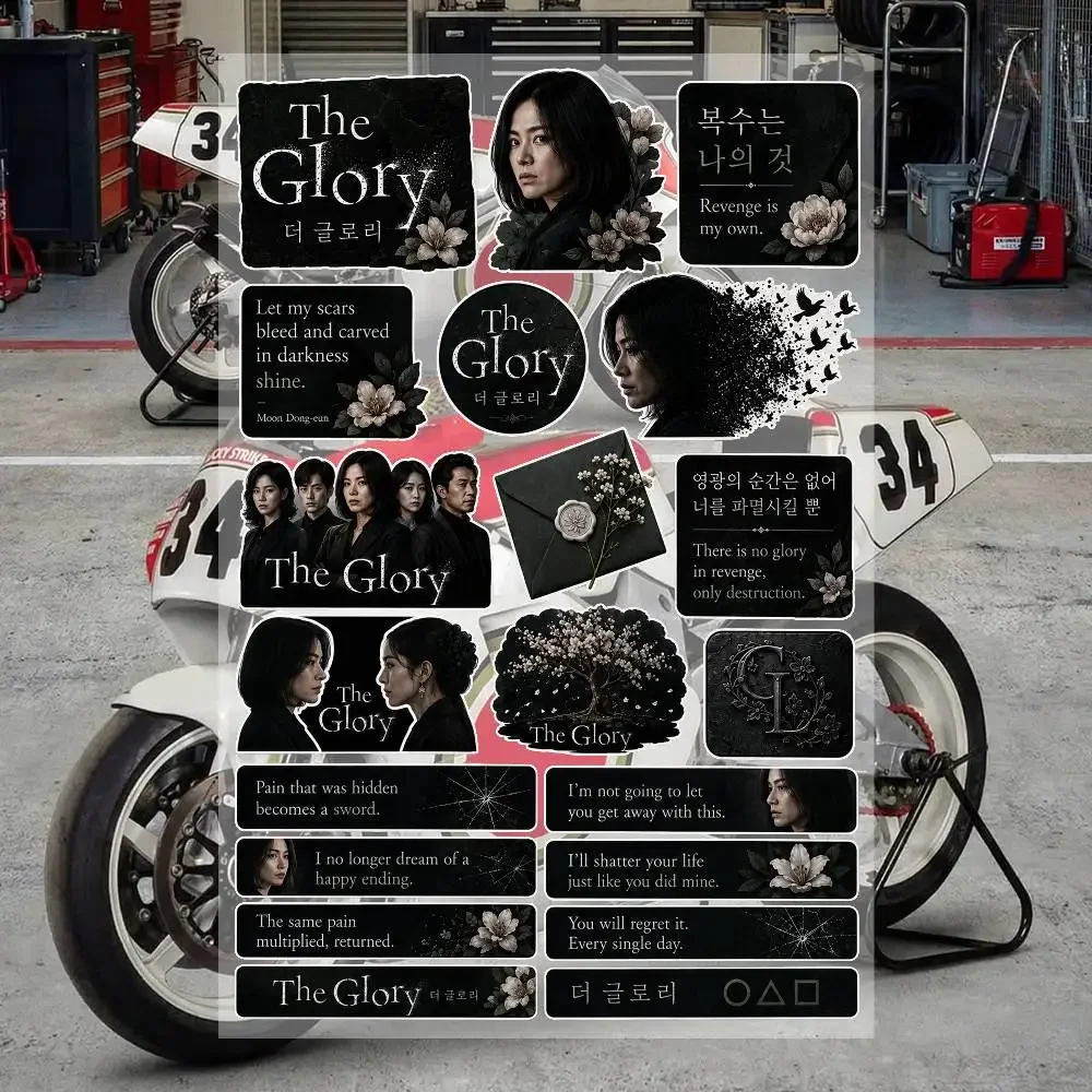 T-The G-Glory Aesthetic Graffiti Stickers Waterproof PVC Decals For Motorcycle Skateboard Car Helmet Notebook DIY Decoration
T-The G-Glory Aesthetic Graffiti Stickers Waterproof PVC Decals For Motorcycle Skateboard Car Helmet Notebook DIY Decoration