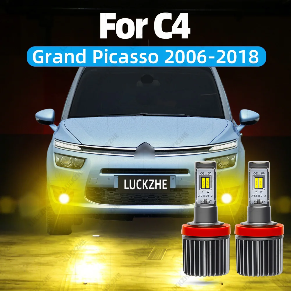 LED Front Fog Light Bulb For Citroen C4 Grand Picasso 2006-2014 2015 2016 2017 2018 Accessories Dual Color LED Fog Light Yellow
LED Front Fog Light Bulb For Citroen C4 Grand Picasso 2006-2014 2015 2016 2017 2018 Accessories Dual Color LED Fog Light Yellow