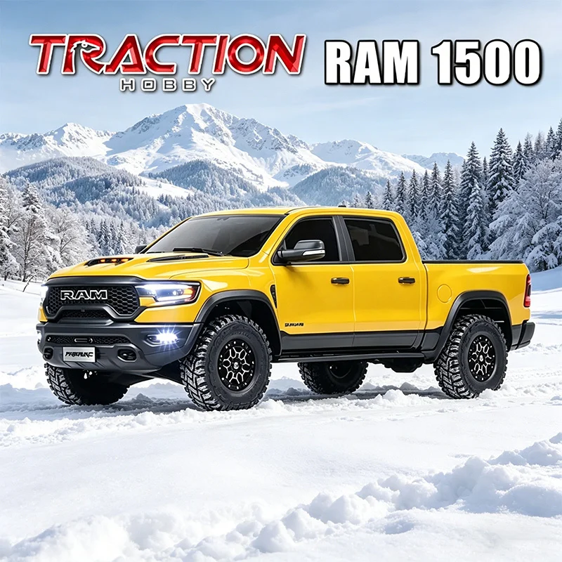 TRACTION HOBBY KM 1500 Pickup Truck brushed Brushless 1:8 RC Simulation Electric Remote Control 4WD Off-Road Vehicle Model
TRACTION HOBBY KM 1500 Pickup Truck brushed Brushless 1:8 RC Simulation Electric Remote Control 4WD Off-Road Vehicle Model