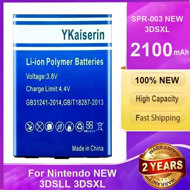 Для Nintendo New 3DSLL 3DSXL Spr-003 2100 мАч портативная игровая консоль аккумулятор быстрая доставка
Для Nintendo New 3DSLL 3DSXL Spr-003 2100 мАч портативная игровая консоль аккумулятор быстрая доставка