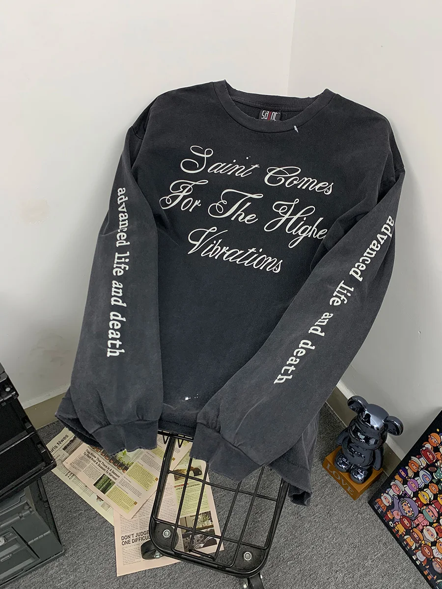 American Style Long Sleeve T-Shirt Men's Skull Print Hip Hop Heavyweight Trendy Cotton Casual round Neck Tee for Couples
American Style Long Sleeve T-Shirt Men's Skull Print Hip Hop Heavyweight Trendy Cotton Casual round Neck Tee for Couples