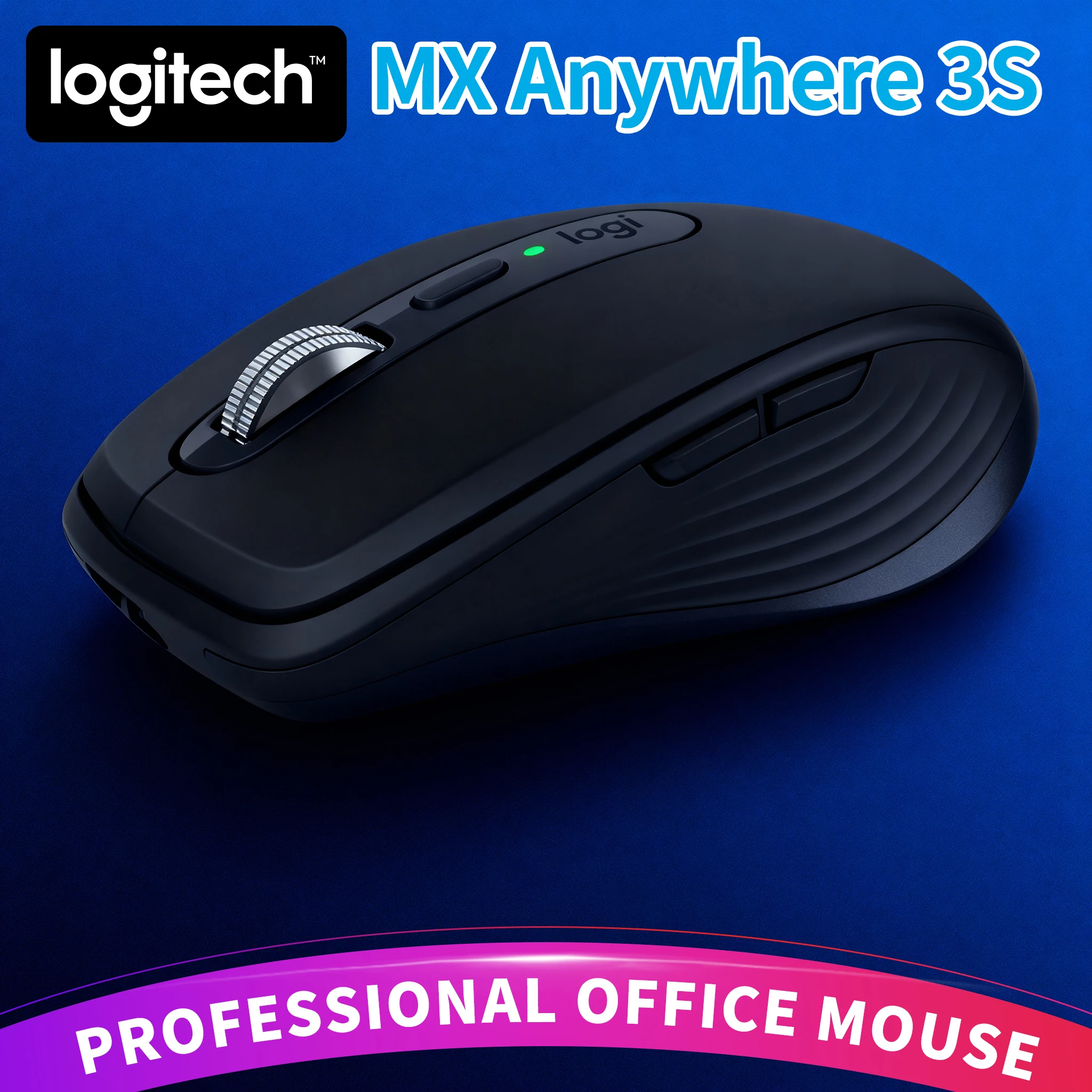 Logitech MX Anywhere 3S Ergonomic Wireless Mouse Dual Mode 4000DPI for Office Gaming Business
Logitech MX Anywhere 3S Ergonomic Wireless Mouse Dual Mode 4000DPI for Office Gaming Business
