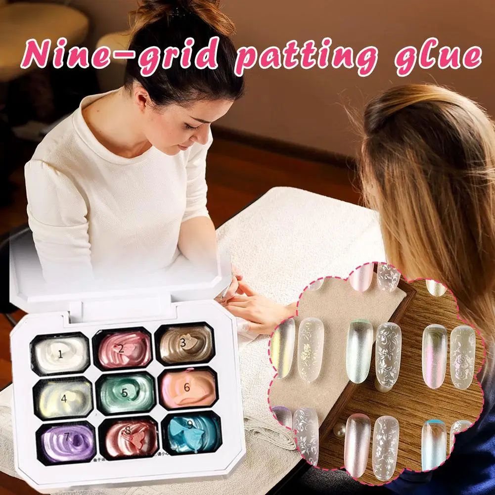 9 Colors Pearlescent Fine Flashing Nail Art Pat Glue Set Solid Blush Saturation Smudge Gradient Lasting Nail Pat Painting Gel
9 Colors Pearlescent Fine Flashing Nail Art Pat Glue Set Solid Blush Saturation Smudge Gradient Lasting Nail Pat Painting Gel