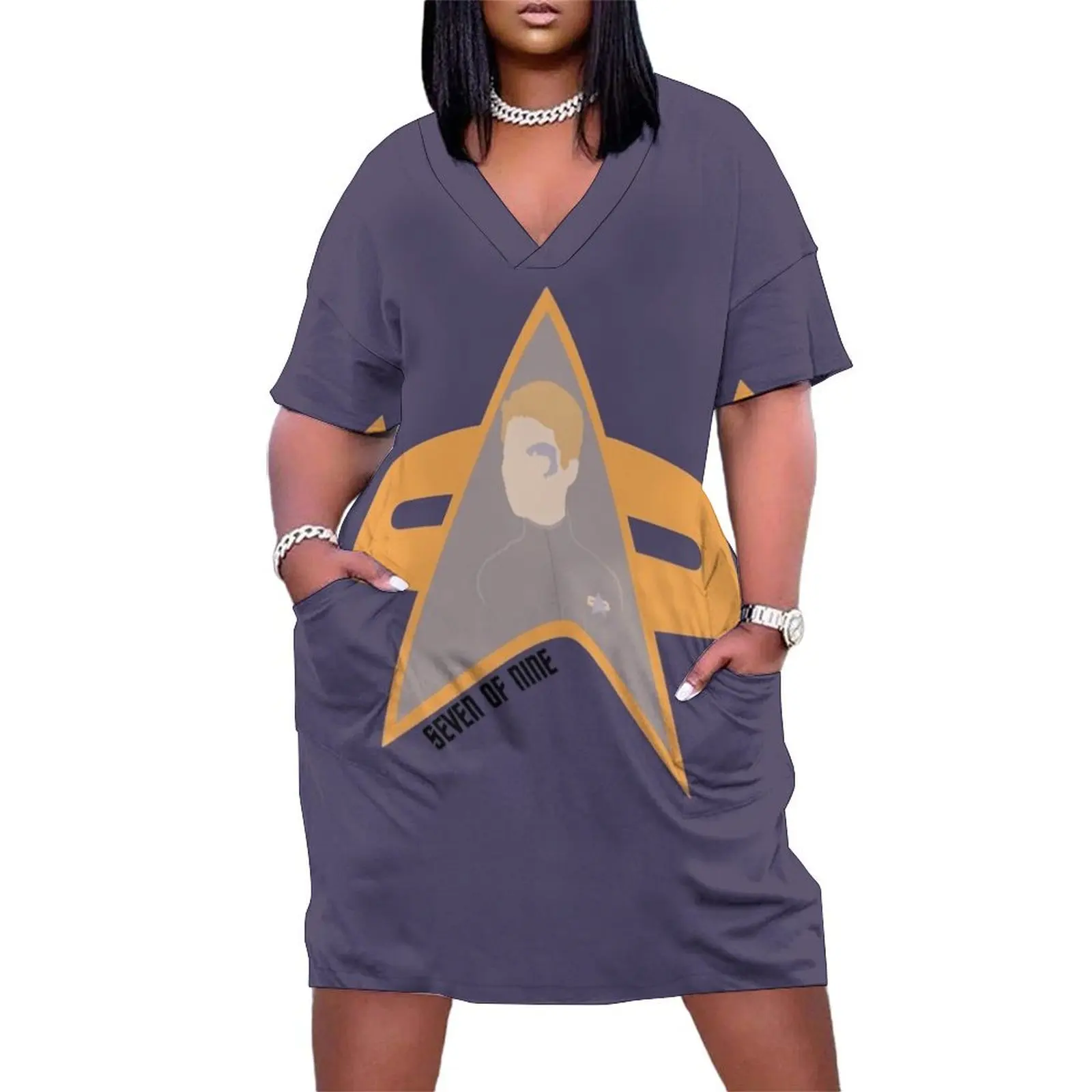 7 of 9 - Star trek, Voyager Loose Pocket Dress elegant dress dress for women summer
7 of 9 - Star trek, Voyager Loose Pocket Dress elegant dress dress for women summer