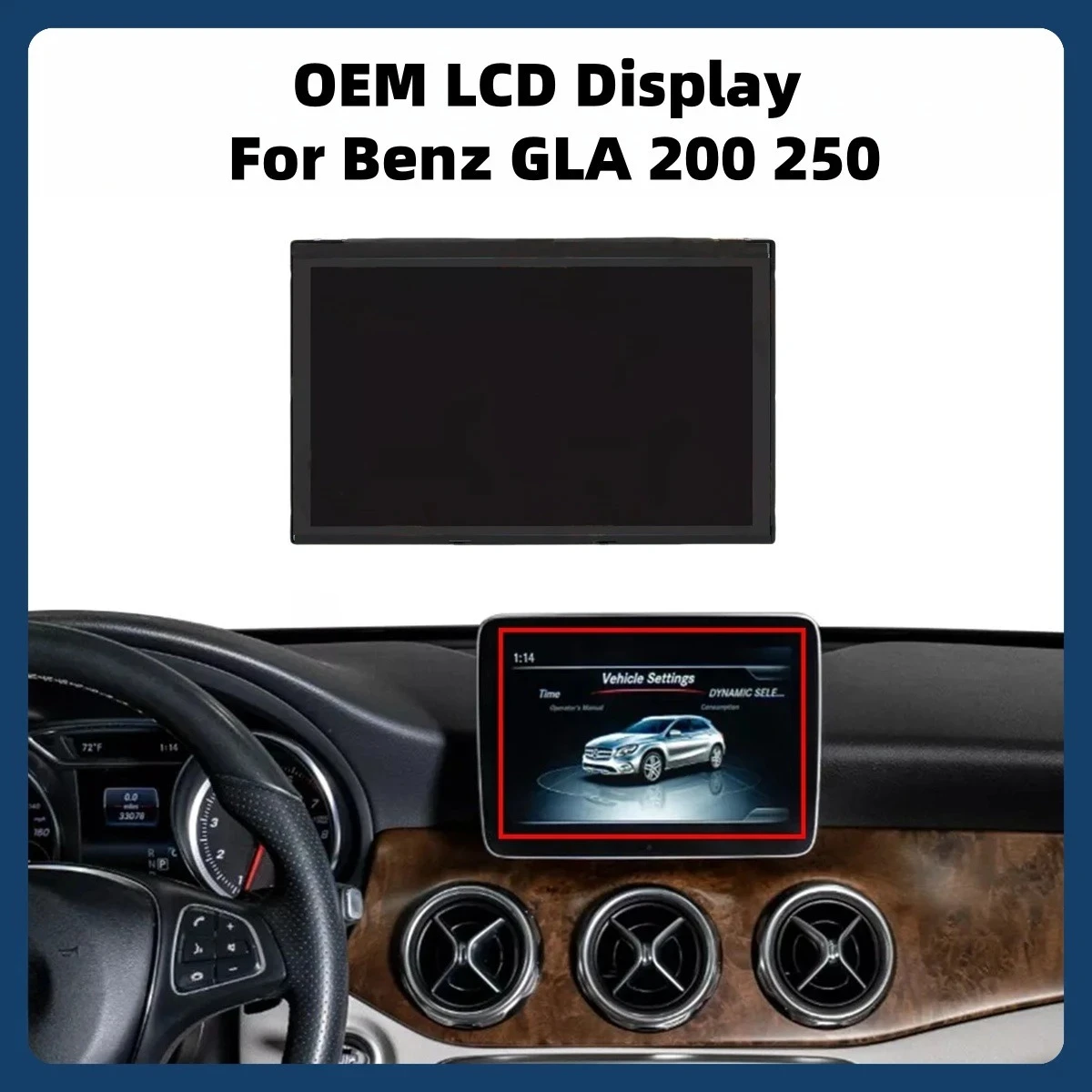 7-дюймовый OEM ЖК-дисплей LA070WV5(SL)(01) для Mercedes B Ciass, C-Class, GLA, GLC 200 250 Ремонт навигационного экрана
7-дюймовый OEM ЖК-дисплей LA070WV5(SL)(01) для Mercedes B Ciass, C-Class, GLA, GLC 200 250 Ремонт навигационного экрана