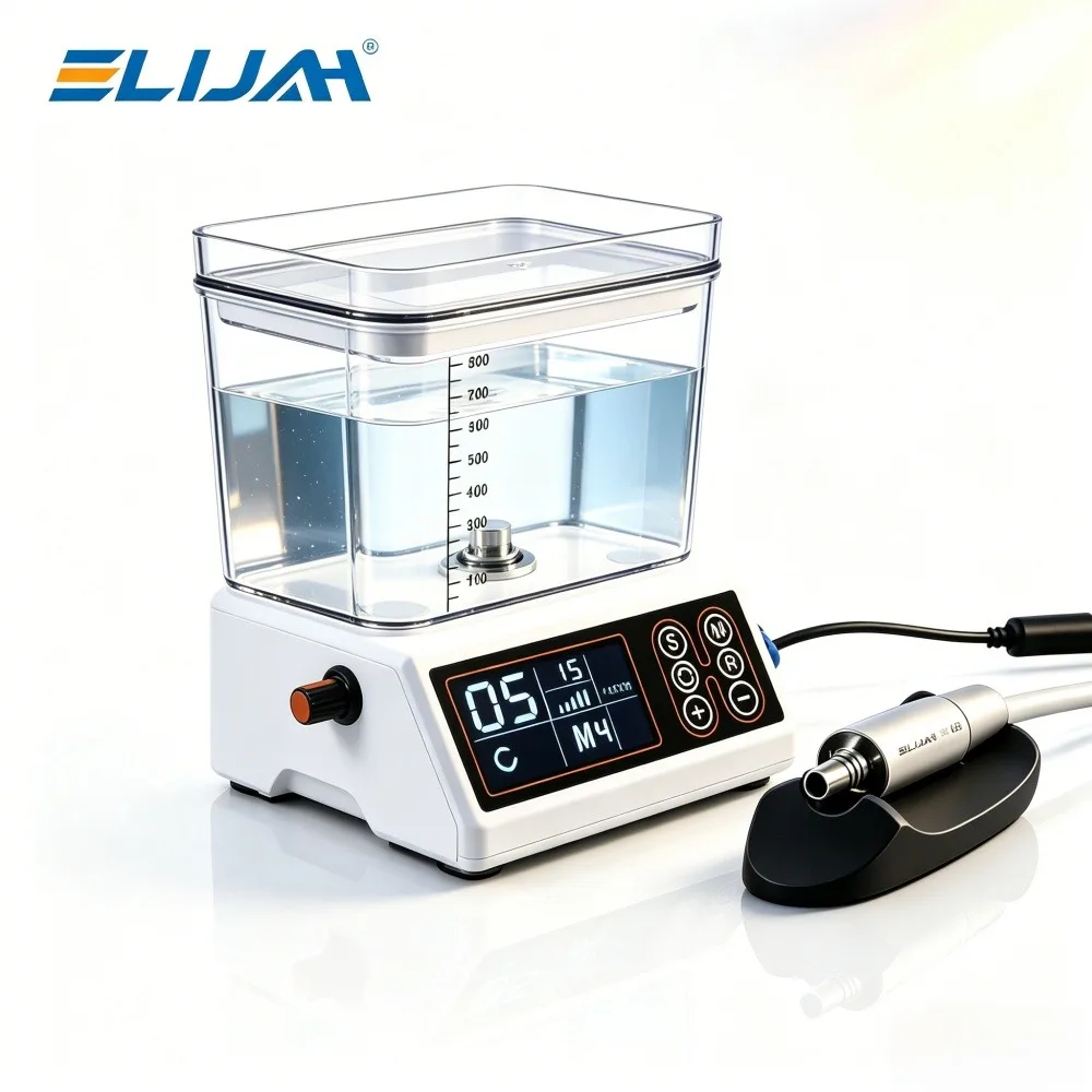 ELIJAH Dental LED Brushless Electric Micro Motor With Water Tank Internal Spray2/4Holes fit1:1/1:5/16:1Handpiece Dentistry Tools
ELIJAH Dental LED Brushless Electric Micro Motor With Water Tank Internal Spray2/4Holes fit1:1/1:5/16:1Handpiece Dentistry Tools