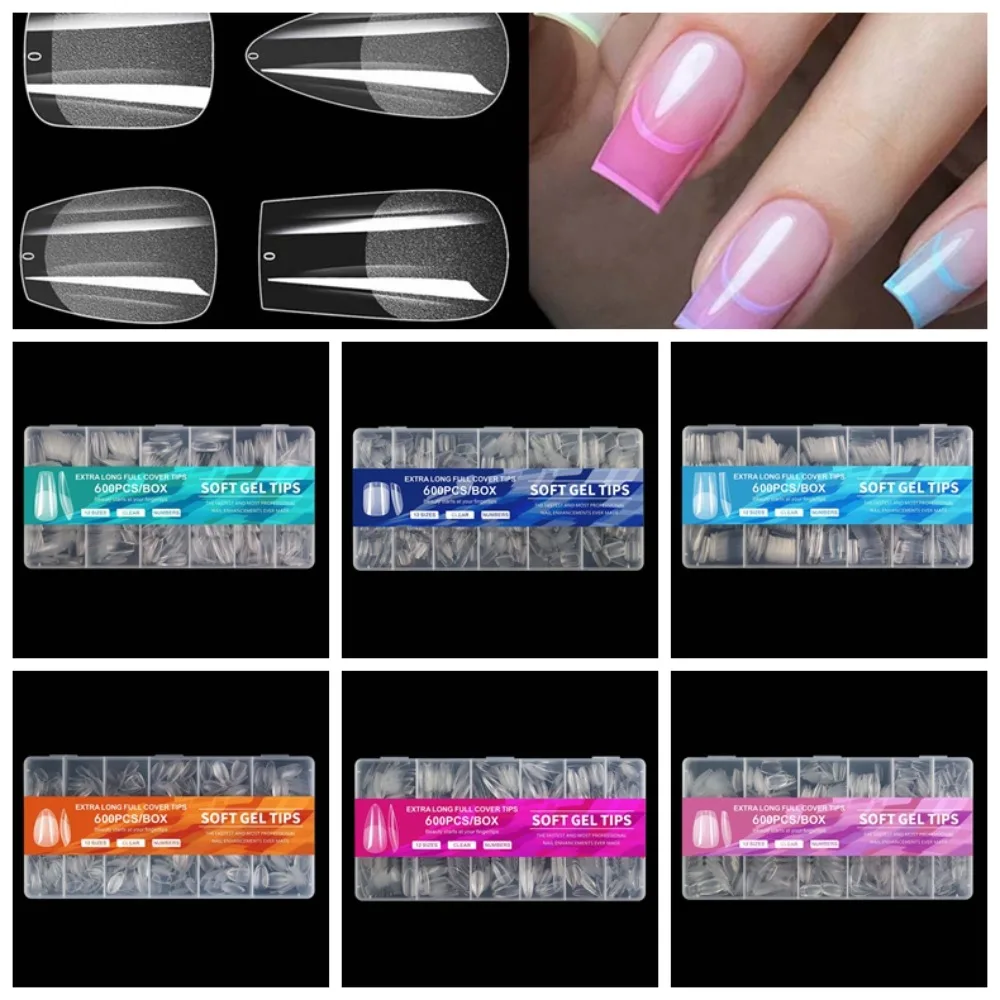 600Pcs/set Waterproof French False Nails Nail Accessories Manicure Material Full Cover Fake Nails Long Coffin Shaped
600Pcs/set Waterproof French False Nails Nail Accessories Manicure Material Full Cover Fake Nails Long Coffin Shaped