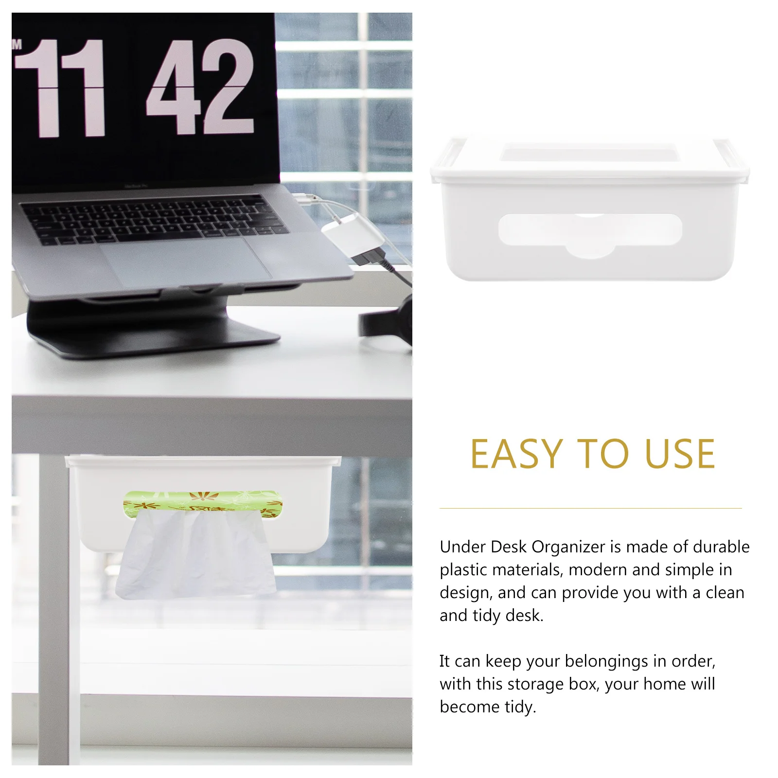 Under Desk Organizer For Napkin Storage Hidden Sticky Drawer Slide Out Desktop Storage Solution Under Table Drawer 
Under Desk Organizer For Napkin Storage Hidden Sticky Drawer Slide Out Desktop Storage Solution Under Table Drawer