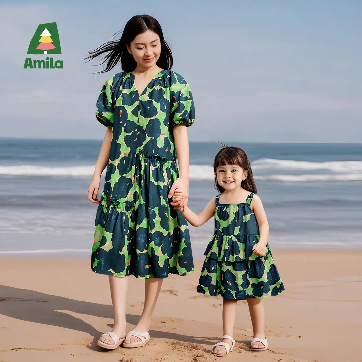 Amila Baby Parent Child Dress 2025 Summer New Casual Fashionable Fully Printed Breathable Comfortable Cute Clothing
Amila Baby Parent Child Dress 2025 Summer New Casual Fashionable Fully Printed Breathable Comfortable Cute Clothing