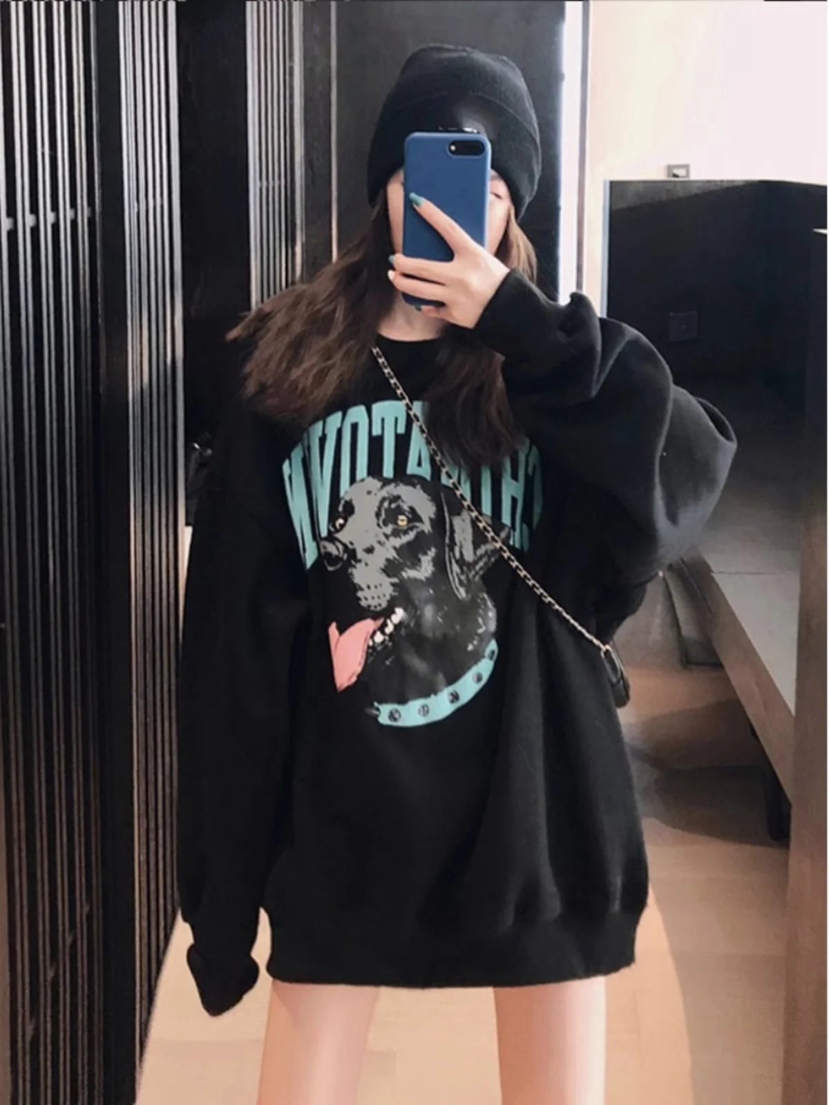 Thickened Fleece Hoodless Sweatshirt Women's Loose BF Lazy Style Long Sleeve round Neck Print Casual Outerwear Autumn Winter
Thickened Fleece Hoodless Sweatshirt Women's Loose BF Lazy Style Long Sleeve round Neck Print Casual Outerwear Autumn Winter