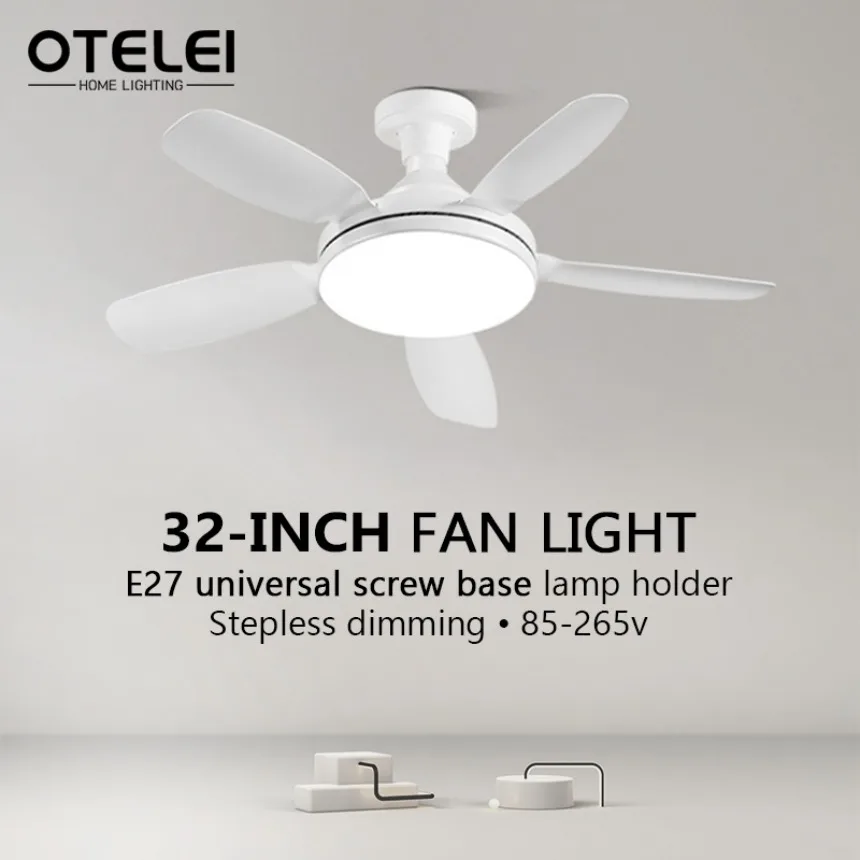 E27 Low Noise Ceiling Fan Light Remote Control 3-Color 3 Wind Speeds Powerful Wind Energy Efficient Ceiling Fan with Led Ligh
E27 Low Noise Ceiling Fan Light Remote Control 3-Color 3 Wind Speeds Powerful Wind Energy Efficient Ceiling Fan with Led Ligh