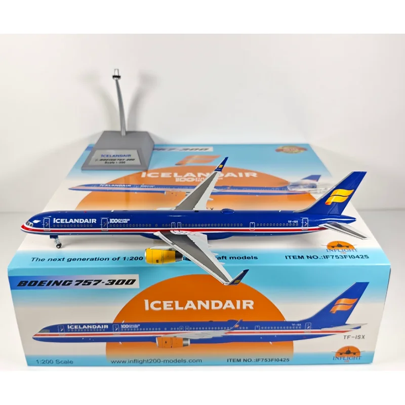 Inflight 1/200 Scale Icelandic Airlines B757-300 TF-ISX Alloy Aircraft Model Collection Decoration Item
Inflight 1/200 Scale Icelandic Airlines B757-300 TF-ISX Alloy Aircraft Model Collection Decoration Item