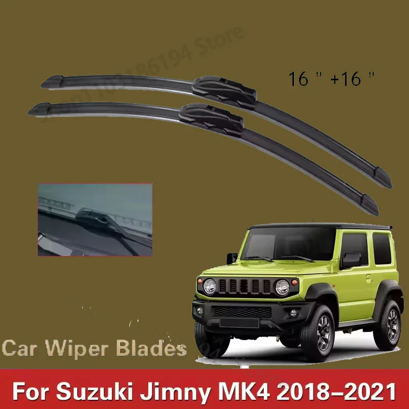 Wiper LHD Front Wiper Blades For Suzuki Jimny MK4 2018 2019 2020 2021 Windshield Windscreen Front Window 16"+16"
Wiper LHD Front Wiper Blades For Suzuki Jimny MK4 2018 2019 2020 2021 Windshield Windscreen Front Window 16"+16"