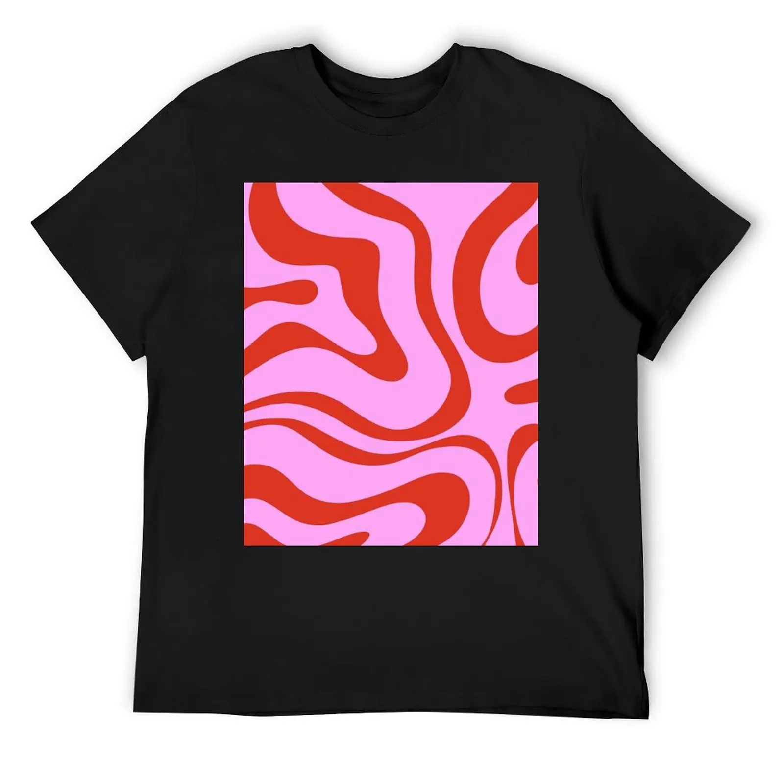 Modern Retro Liquid Swirl Abstract Pattern Square Red and Pink T-Shirt rapper graphic tees graphic t shirts men t shirt
Modern Retro Liquid Swirl Abstract Pattern Square Red and Pink T-Shirt rapper graphic tees graphic t shirts men t shirt