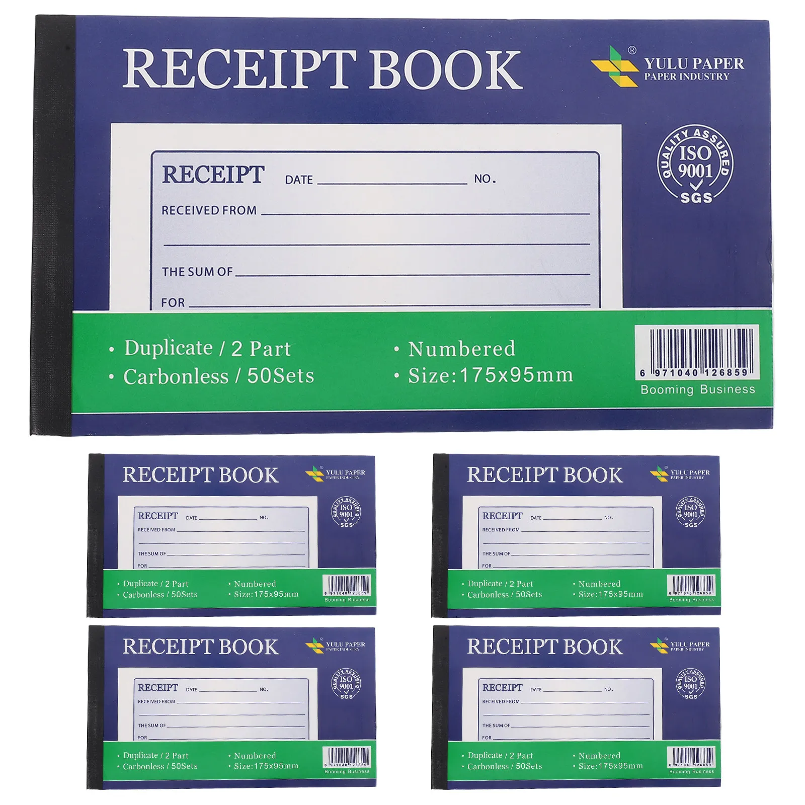 5Pcs 2-Part English Copy Receipt Book Business Order Pad with Original Duplicate Invoice Forms for Small Business Restaurant
5Pcs 2-Part English Copy Receipt Book Business Order Pad with Original Duplicate Invoice Forms for Small Business Restaurant