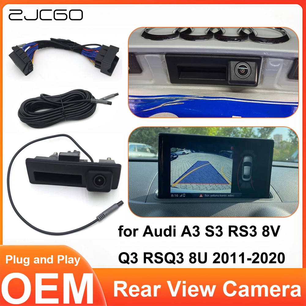 for Audi A3 S3 RS3 8V Q3 RSQ3 8U 2011-2020 Car Rear View Reverse Backup Trunk Handle OEM Original Camera Plug and Play CanBus
for Audi A3 S3 RS3 8V Q3 RSQ3 8U 2011-2020 Car Rear View Reverse Backup Trunk Handle OEM Original Camera Plug and Play CanBus