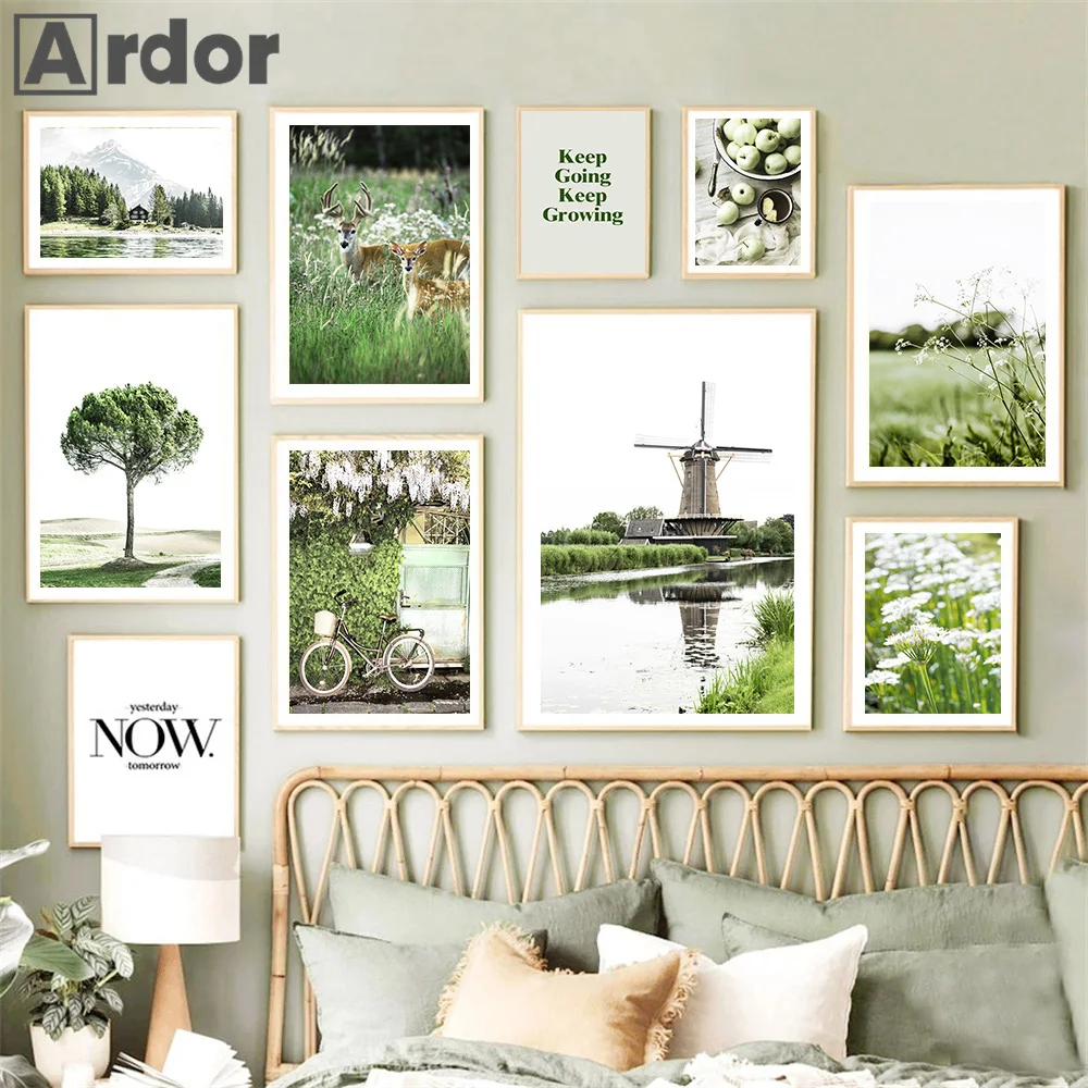 Spring Sunflower Leaf Sakura Windmill Farmhouse Church Green Landscape Poster Wall Art Canvas Painting Living Room Home Decor
Spring Sunflower Leaf Sakura Windmill Farmhouse Church Green Landscape Poster Wall Art Canvas Painting Living Room Home Decor