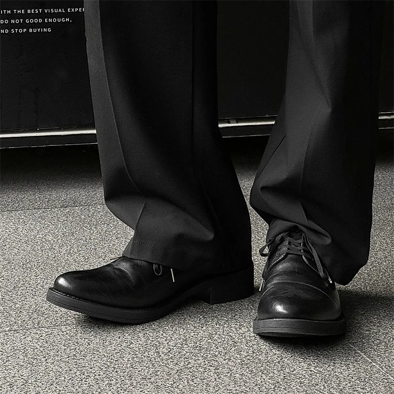 High Quality Men's Business Derby Leather Shoes Formal Dress Shoes for Wedding Office 2026 New Trendy Gentleman Oxford Footwear
High Quality Men's Business Derby Leather Shoes Formal Dress Shoes for Wedding Office 2026 New Trendy Gentleman Oxford Footwear