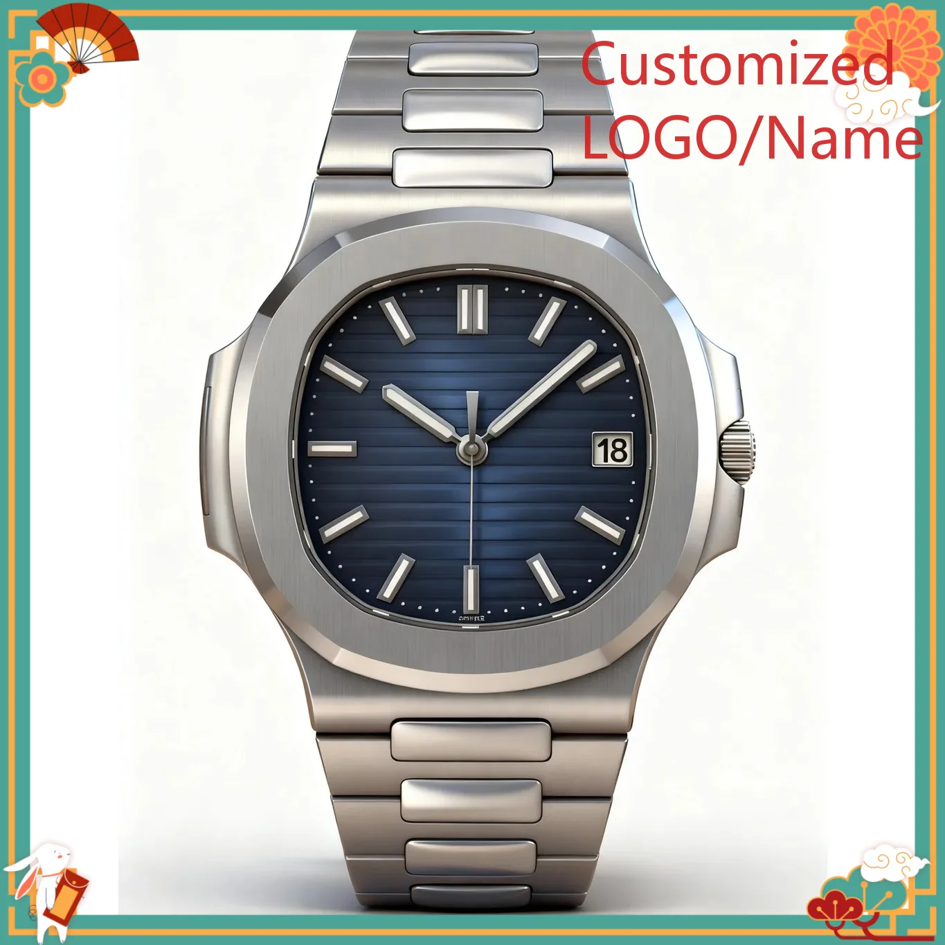DONG Store 40mm Men Luxury Watch in 904L Steel Automatic Mechanical Movement Customized Watch
DONG Store 40mm Men Luxury Watch in 904L Steel Automatic Mechanical Movement Customized Watch