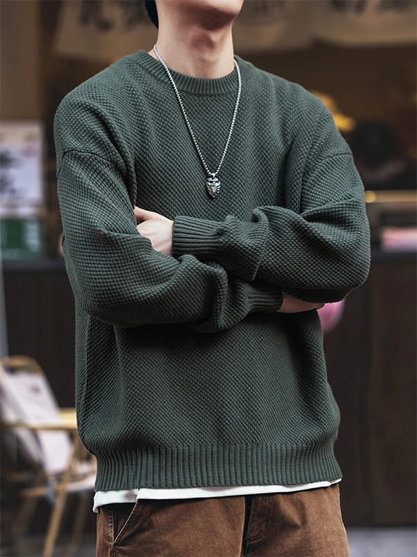 Retro American Pine Pattern Knitwear round Ne Base Layer Inner irt for Men Casual Loose Fit Polyester Fiber
Retro American Pine Pattern Knitwear round Ne Base Layer Inner irt for Men Casual Loose Fit Polyester Fiber