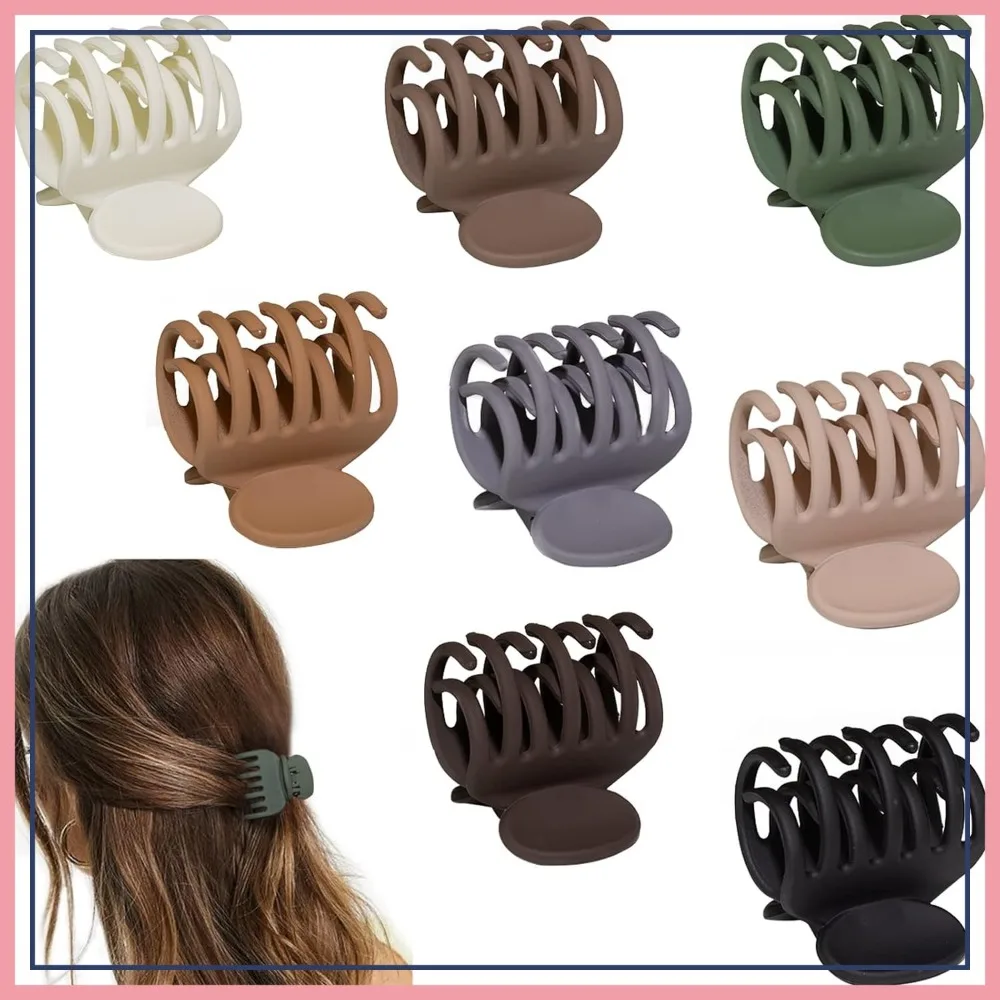 1.6" Matte Small Double Row Teeth Hair Clips for Women - Strong Hold Jaw Clamps for Thin, Fine & Thick Hair
1.6" Matte Small Double Row Teeth Hair Clips for Women - Strong Hold Jaw Clamps for Thin, Fine & Thick Hair