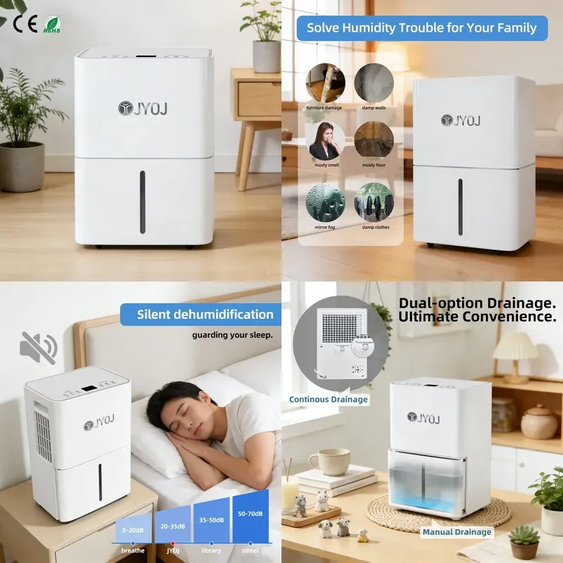 【CHIMU HOME】 Smart 15L/Day Compressor Air Dehumidifier with Drain Hose for Wi-Fi Use OEM Model
【CHIMU HOME】 Smart 15L/Day Compressor Air Dehumidifier with Drain Hose for Wi-Fi Use OEM Model