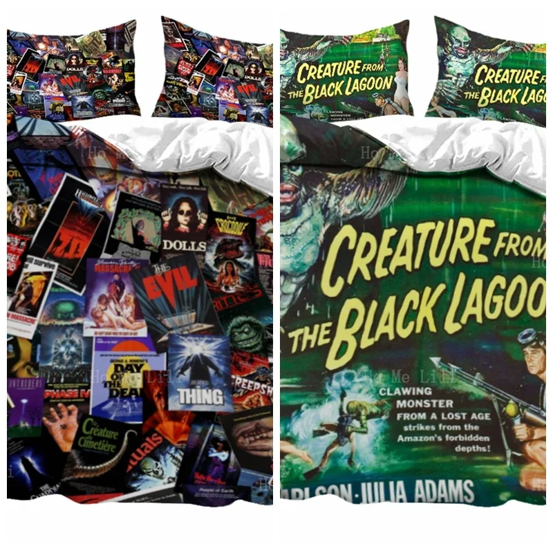 Horror Scary Movie Videotape Poster Collage Background Creature From The Black Lagoon Monster Pools Duvet Cover By Ho Me Lili
Horror Scary Movie Videotape Poster Collage Background Creature From The Black Lagoon Monster Pools Duvet Cover By Ho Me Lili