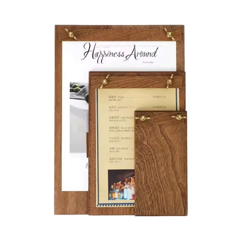 1PCS Walnut Sheet Clipboard Menu Data Storage Folder For Office File Memo Writing Pad
1PCS Walnut Sheet Clipboard Menu Data Storage Folder For Office File Memo Writing Pad
