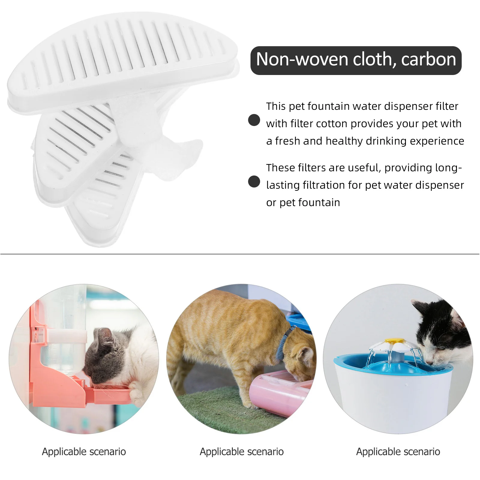 1 set Cat Replacement Strainer For Pet Water Dispenser Filter With Filter Cotton Premium Replacement For Dog Water Fountain Cat
1 set Cat Replacement Strainer For Pet Water Dispenser Filter With Filter Cotton Premium Replacement For Dog Water Fountain Cat