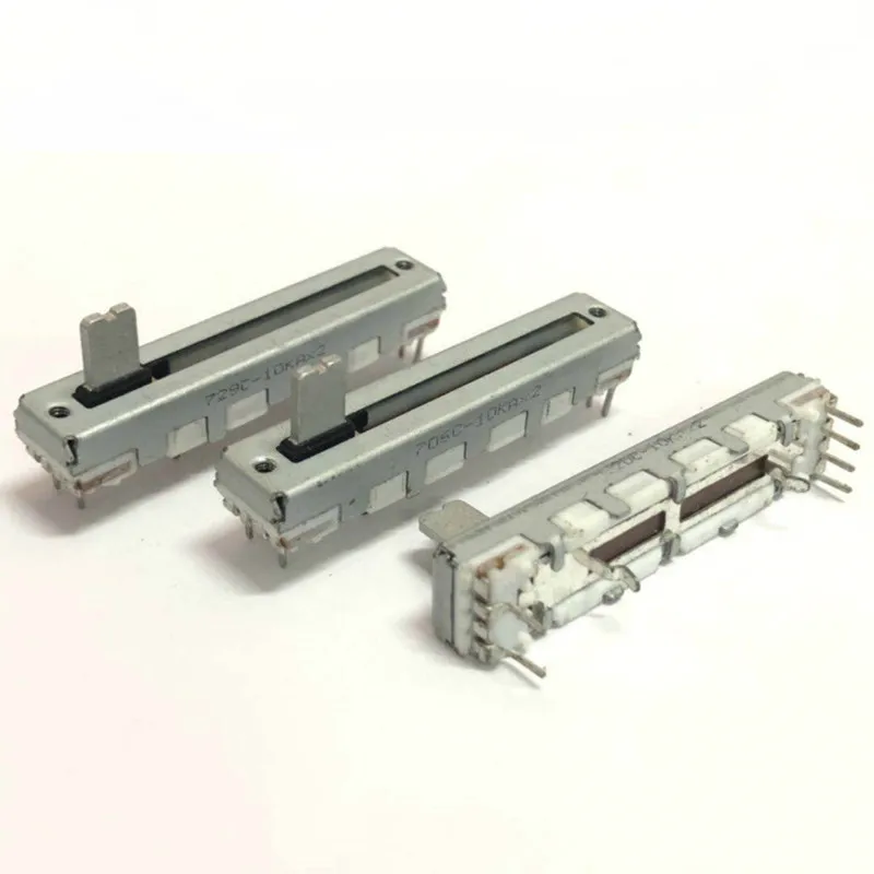 4.5cm Pusher two channel A10KX2 Double straight slide potentiometer, handle length 8MM
4.5cm Pusher two channel A10KX2 Double straight slide potentiometer, handle length 8MM