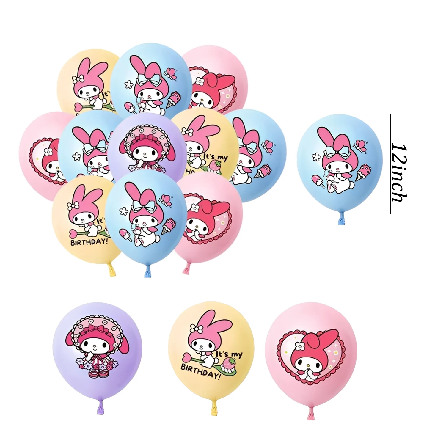 12/24/36pcs Melody Theme Latex Balloons Happy Birthday Party Decorations Girls Favors Baby Shower Party Supplies
12/24/36pcs Melody Theme Latex Balloons Happy Birthday Party Decorations Girls Favors Baby Shower Party Supplies