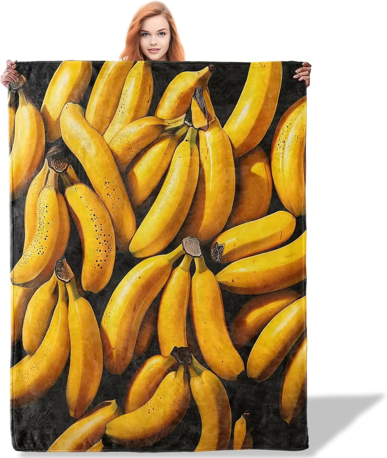 Tropical Banana Throw Blanket, 50"x60", Soft Flannel Banana Theme Blankets for Living Room Couch, Home Decor Gifts for Adults an
Tropical Banana Throw Blanket, 50"x60", Soft Flannel Banana Theme Blankets for Living Room Couch, Home Decor Gifts for Adults an