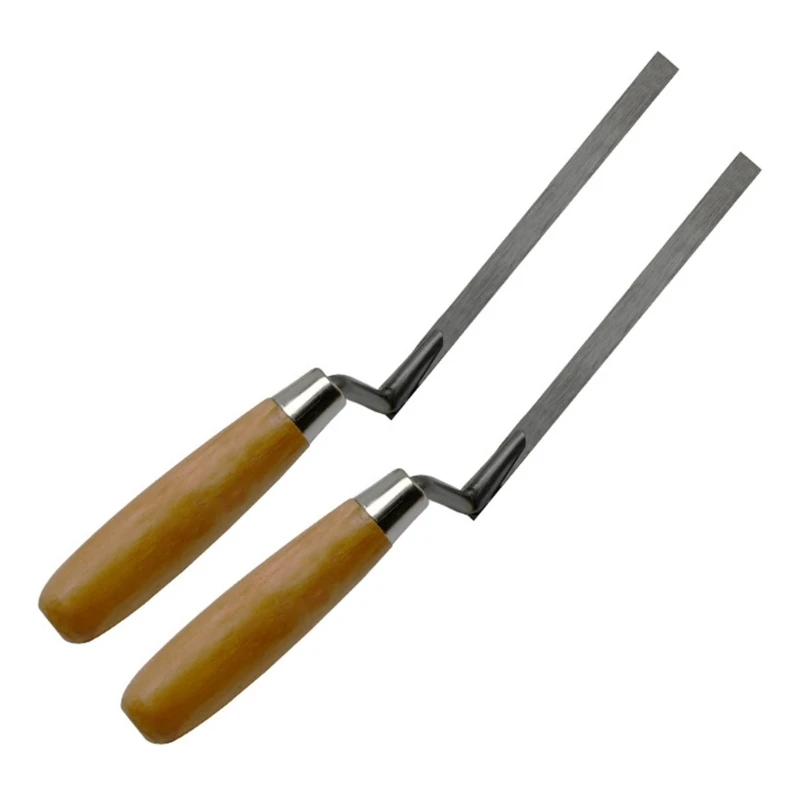 2Pcs Pointing Trowel Brick Jointer Narrow Finger Pointing Trowel Set Stainless Steel Trowel Pointing Tool with Handle
2Pcs Pointing Trowel Brick Jointer Narrow Finger Pointing Trowel Set Stainless Steel Trowel Pointing Tool with Handle