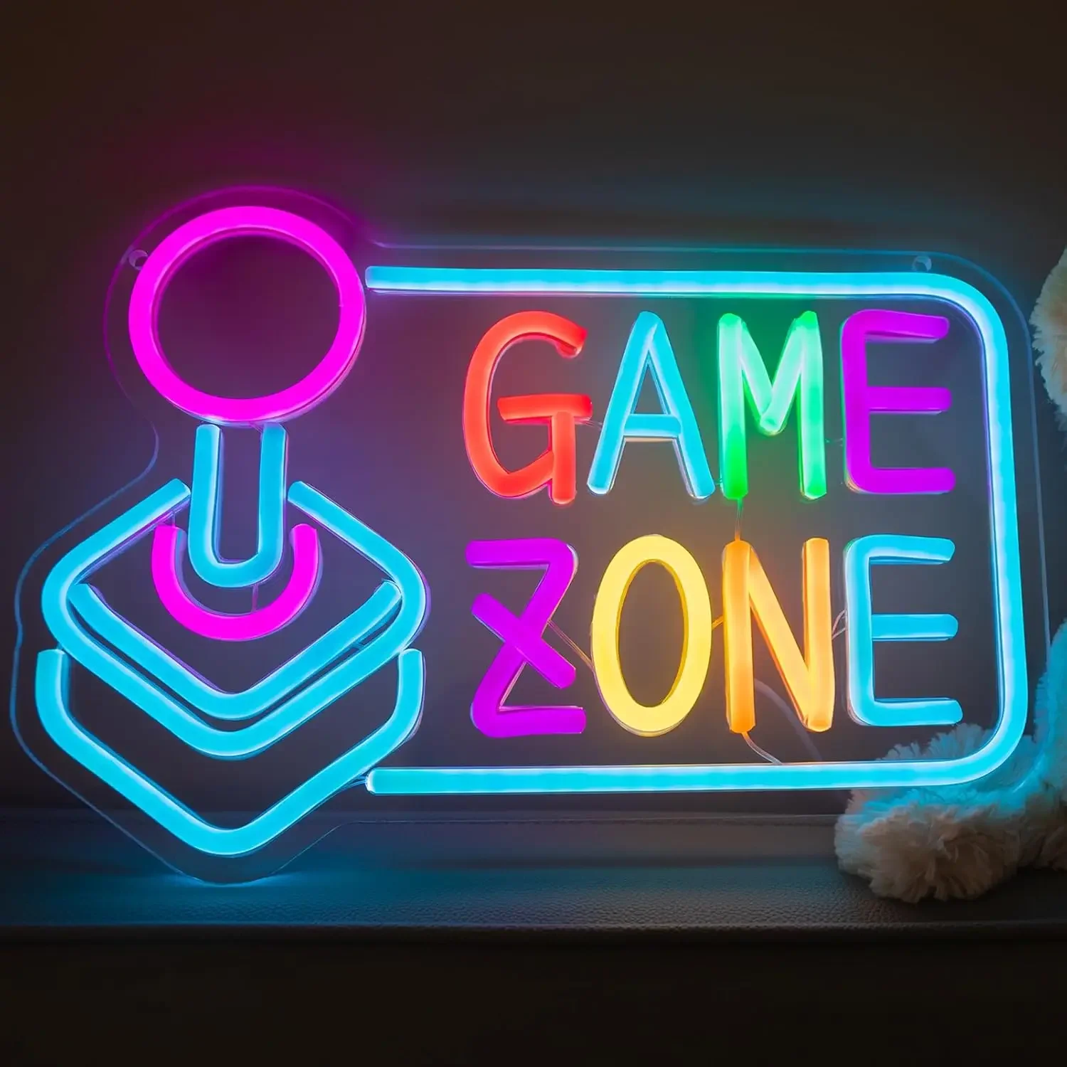 Game Zone Neon Sign USB Powered Led Light for Bar Party Kids Room Gaming Room Bedroom Decoration Birthday Gift Art Wall Light
Game Zone Neon Sign USB Powered Led Light for Bar Party Kids Room Gaming Room Bedroom Decoration Birthday Gift Art Wall Light