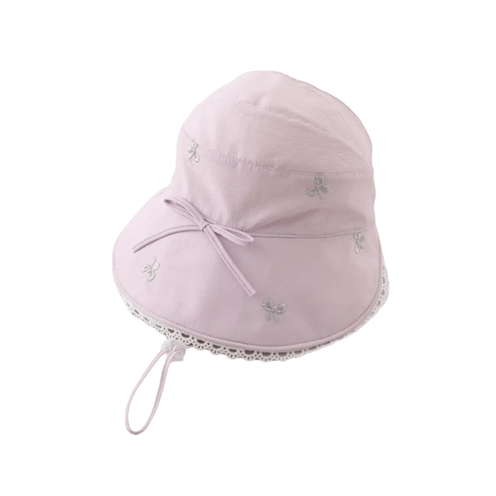 Korean Princess Lace Trim Empty Top Hat Bowknot Cotton Sun Protection Hat Foldable Thin Wide Brim Hat 3-8 Years Old Girls
Korean Princess Lace Trim Empty Top Hat Bowknot Cotton Sun Protection Hat Foldable Thin Wide Brim Hat 3-8 Years Old Girls