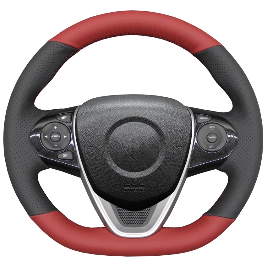 Black Wine Red Genuine Leather Car Steering Wheel Cover for Honda S660 JW5 2015-2023
Black Wine Red Genuine Leather Car Steering Wheel Cover for Honda S660 JW5 2015-2023