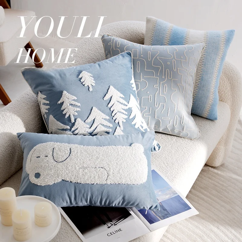 Blue Cartoon Children's Pillow Cushion Sofa Window Cover with Core Cream Color Polyester Fiber Universal Home Decor
Blue Cartoon Children's Pillow Cushion Sofa Window Cover with Core Cream Color Polyester Fiber Universal Home Decor