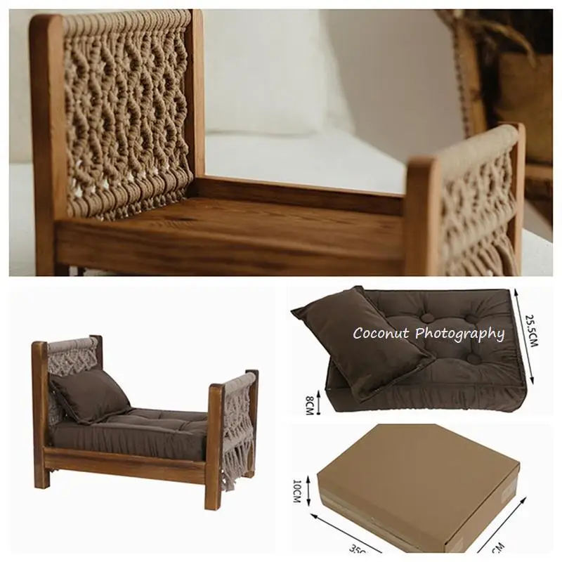 Children photography props small bed studio photo phase 100 days newborn small wooden bed full moon to do old baby photo bed
Children photography props small bed studio photo phase 100 days newborn small wooden bed full moon to do old baby photo bed