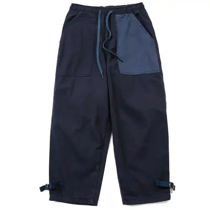 Japanese Style Personalized Color Block Splicing Elastic Waist Loose Men's and Women's Bamboo Cotton Casual Pants Trendy
Japanese Style Personalized Color Block Splicing Elastic Waist Loose Men's and Women's Bamboo Cotton Casual Pants Trendy