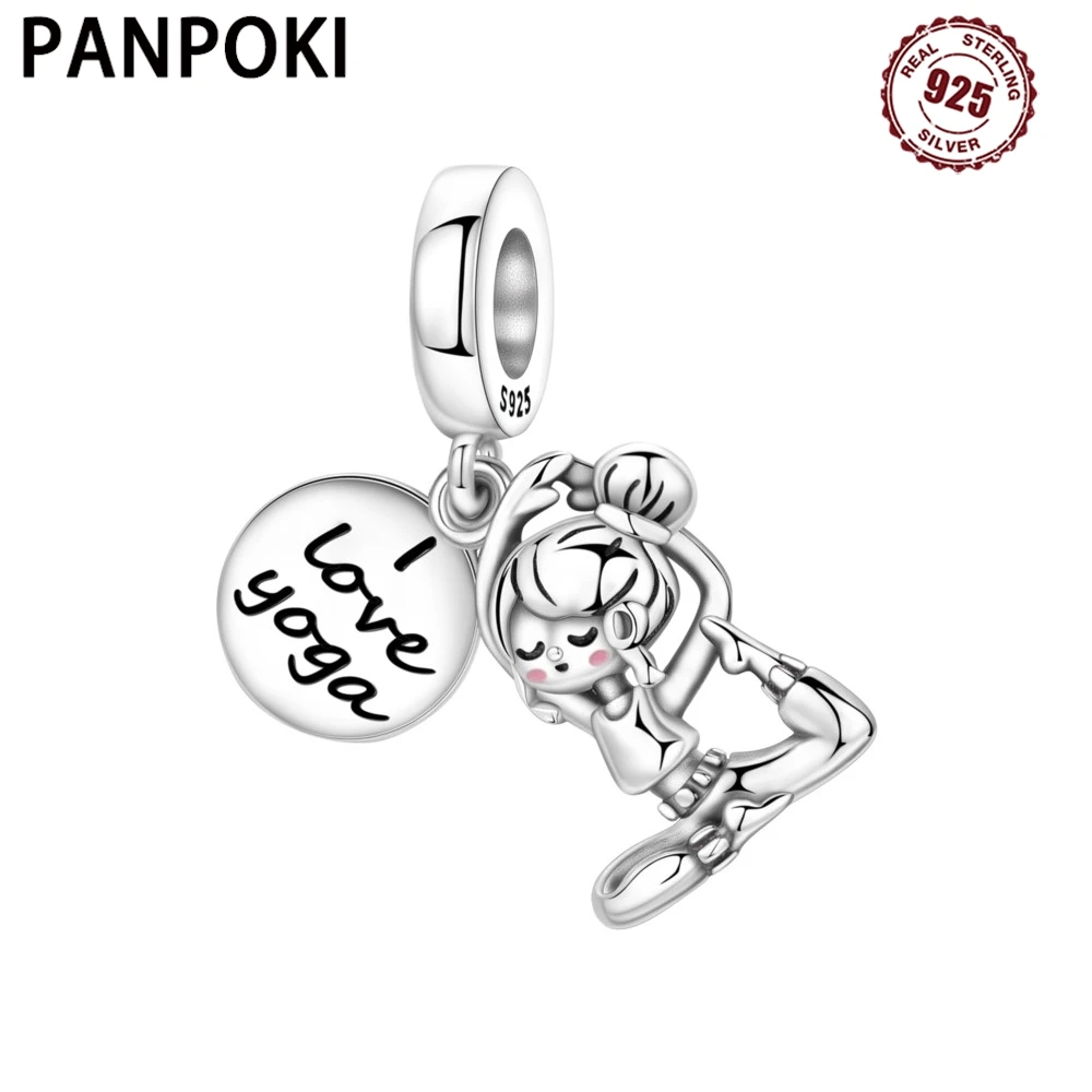 PANPOKI стерлингового серебра 925 пробы, оригинальные подвески для йоги, хобби, браслет, подвески, ювелирные изделия, вечерние бусины, сделай сам, модные подарки
PANPOKI стерлингового серебра 925 пробы, оригинальные подвески для йоги, хобби, браслет, подвески, ювелирные изделия, вечерние бусины, сделай сам, модные подарки